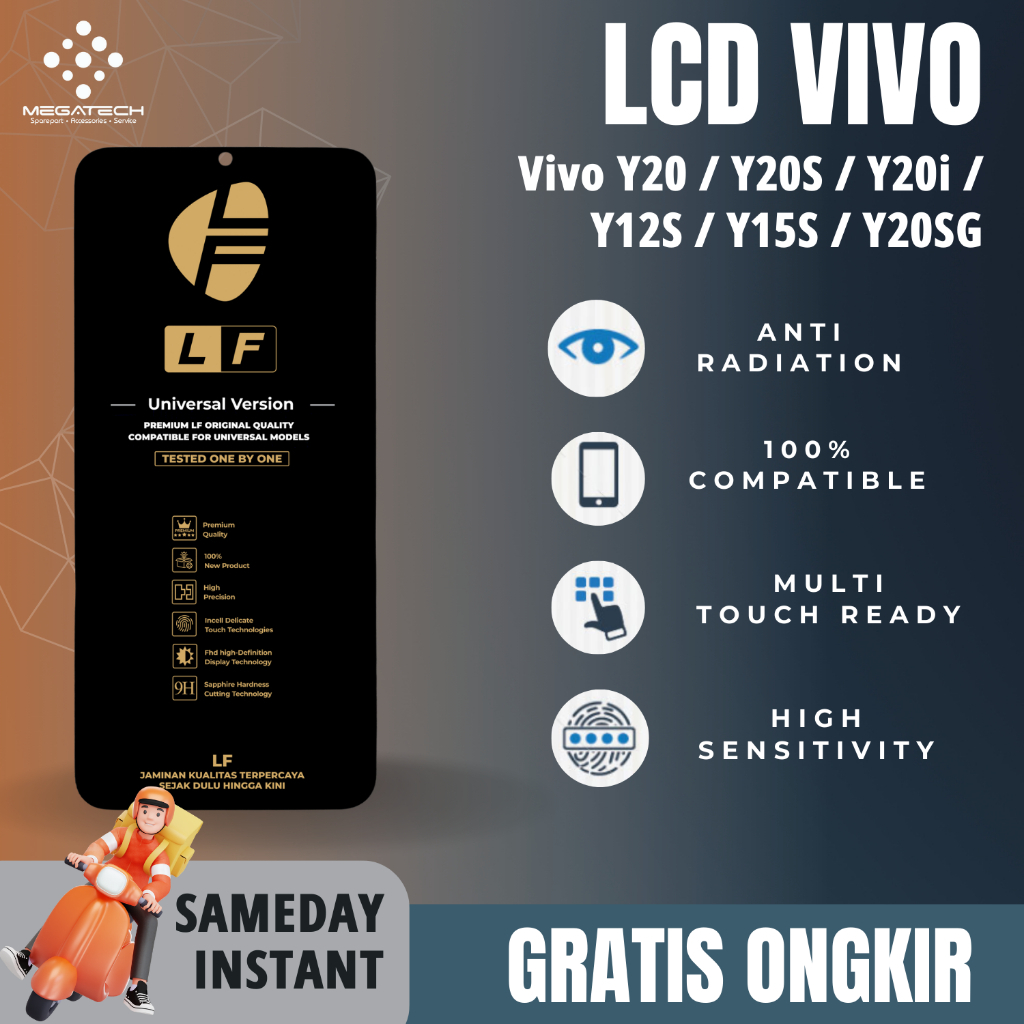 LCD Vivo Y20 / Vivo Y20S / Vivo Y20i / Vivo Y12S / Vivo Y15S / Vivo Y20SG Fullset Touchscreen