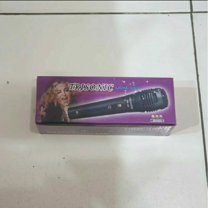 Trisonic UDM-338 Mic Dynamic Professional Microphon Mik Murah