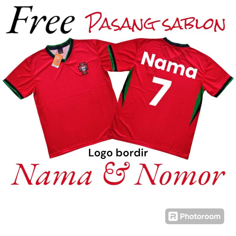 JERSEY BOLA DEWASA PORTUGAL/JERSEY PORTUGAL
