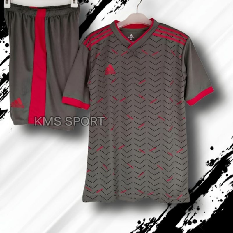 Stelan Jersey Bola Dewasa Baju Bola Futsal Terbaru Pria Wanita Set Baju Celana