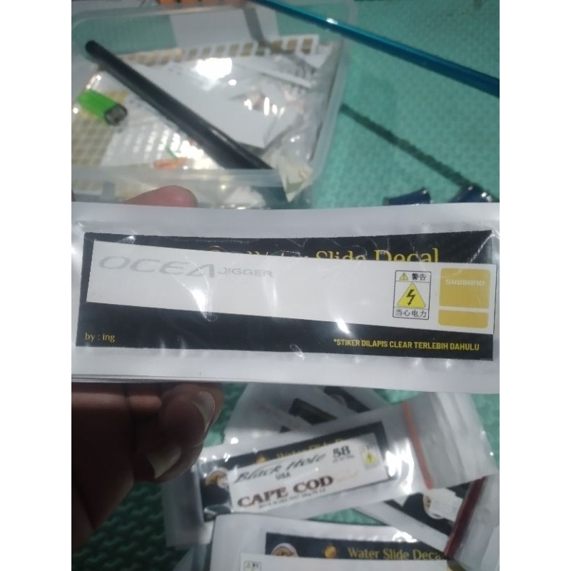 decal water slide ocea jigger