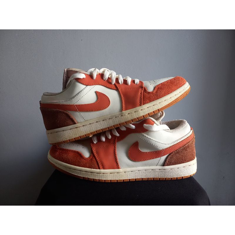 AJ 1 Low White Orange