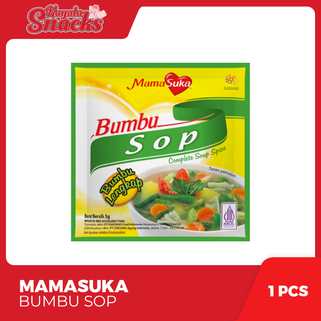 

MAMASUKA Bumbu Sop 5g 1 Pack x 12 Pcs