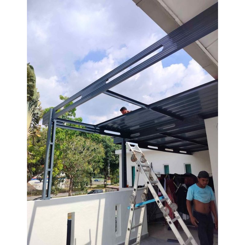 karnopi,kanopi baja ringan terpasang