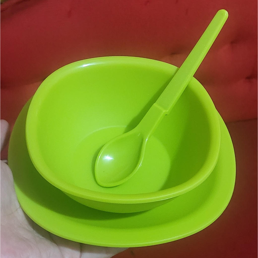 TUPPERWARE DISKON SALE SWEET BLOSSOM HIJAU MANGKUK ES BUAH MANGKOK SAJI BOWL PIRING DESSERT DISH SEN