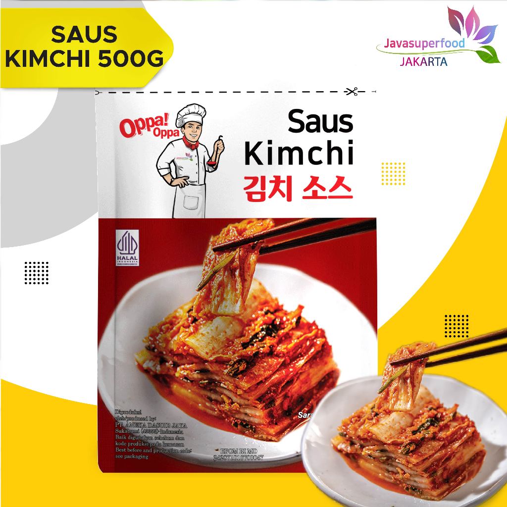 

[OPPA-OPPA] Saus Instan Saus Kimchi Korea 500g/ Sauce Kimchi Korea Saus HALAL