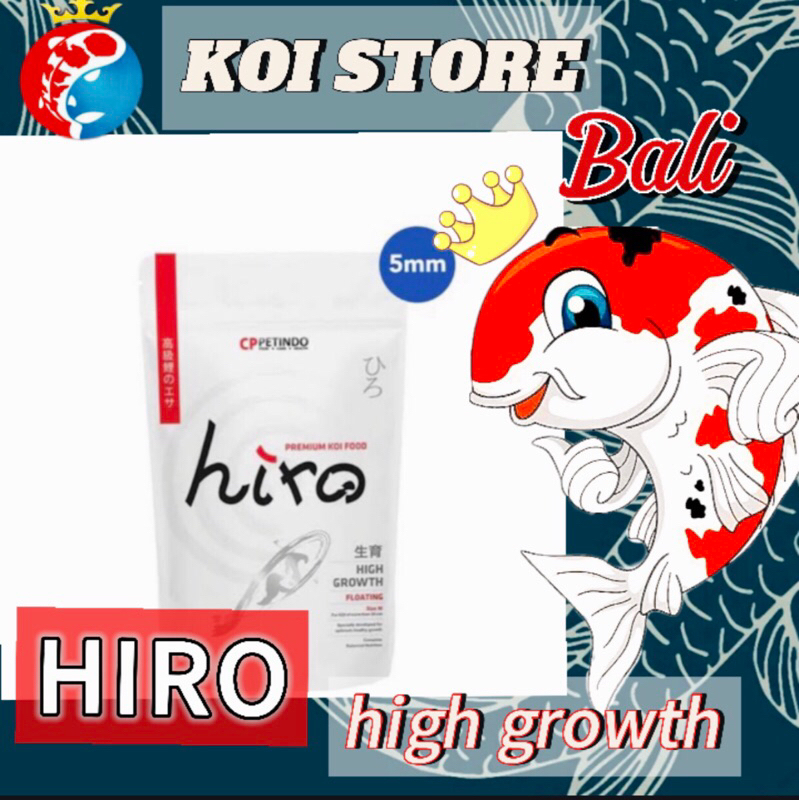 HIRO HIGH GROWTH / KOI FOOD 1kg/5mm