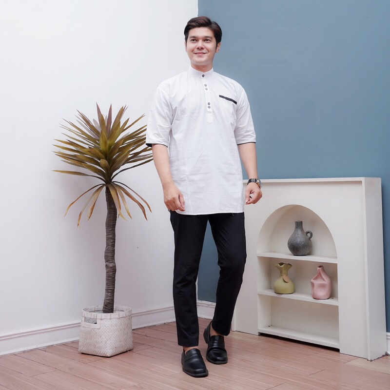 Baju koko pria dewasa basic polos , baju koko import branded terbaru 2025