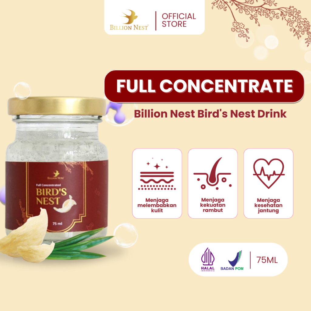 

Billion Nest Bird's Nest FULL Concentrate Minuman Sarang Burung Walet