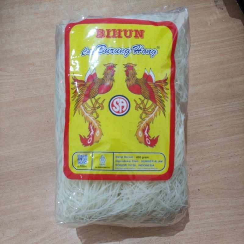 bihun cap burung hong 450gr (bihun hong)