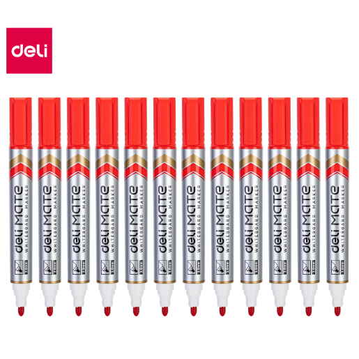 

Deli Spidol Whiteboard Marker 2mm RED 1pc mudah di hapus dan tidak beracun EU00340