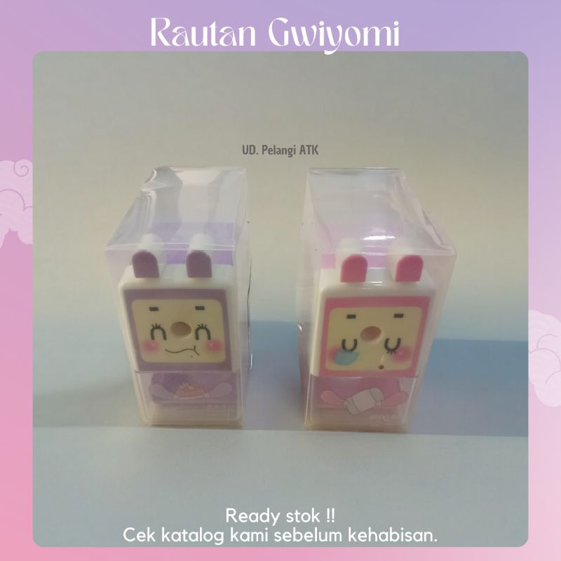 

♥️ pelangiatk ♥️ Rautan | Serutan Pensil Putar Motif Gwiyomi | Sharpener | Rautan Meja