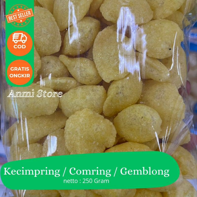 

Ketempling / Kecimpring / Gemblong Snack Khas Kuningan Enak Murah 250 Gram