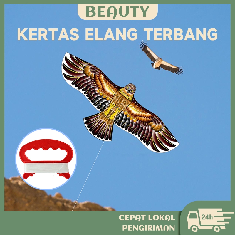 Layangan Elang Jumbo Mainan 1.4/1.65/1.8M  Layang Anak Ke Layangan Layang Naga Layangan Motif Elang 