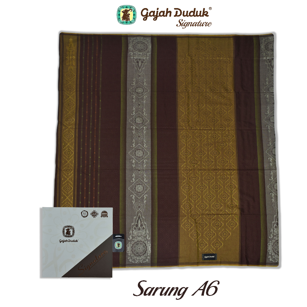Sarung cap gajah duduk signature perlengkapan ibadah