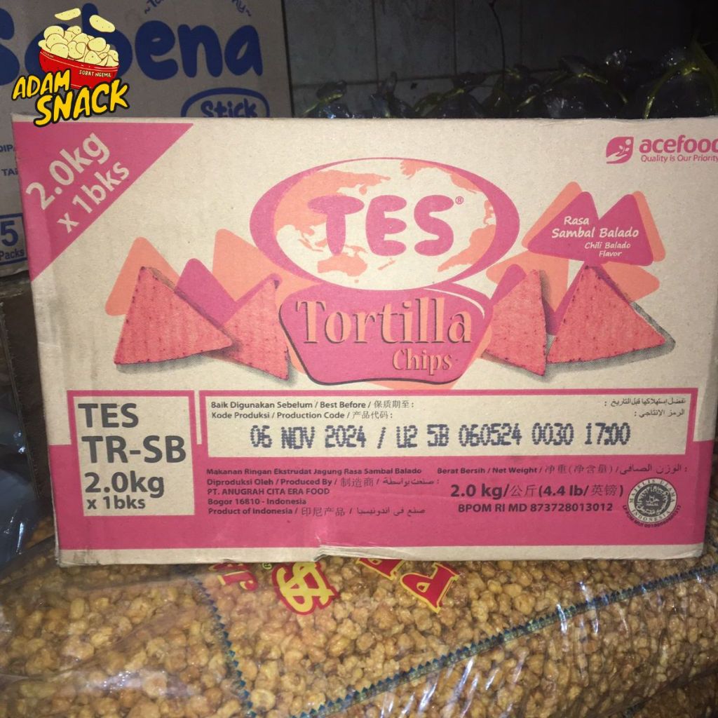 

TORTILLA CHIPS DAN TWIS CORN ISI 2 KG /KERIPIK JAGUNG PEDAS /TWIS CORN JAGUNG /TORTILLA KILOAN COD DAN INSTAN