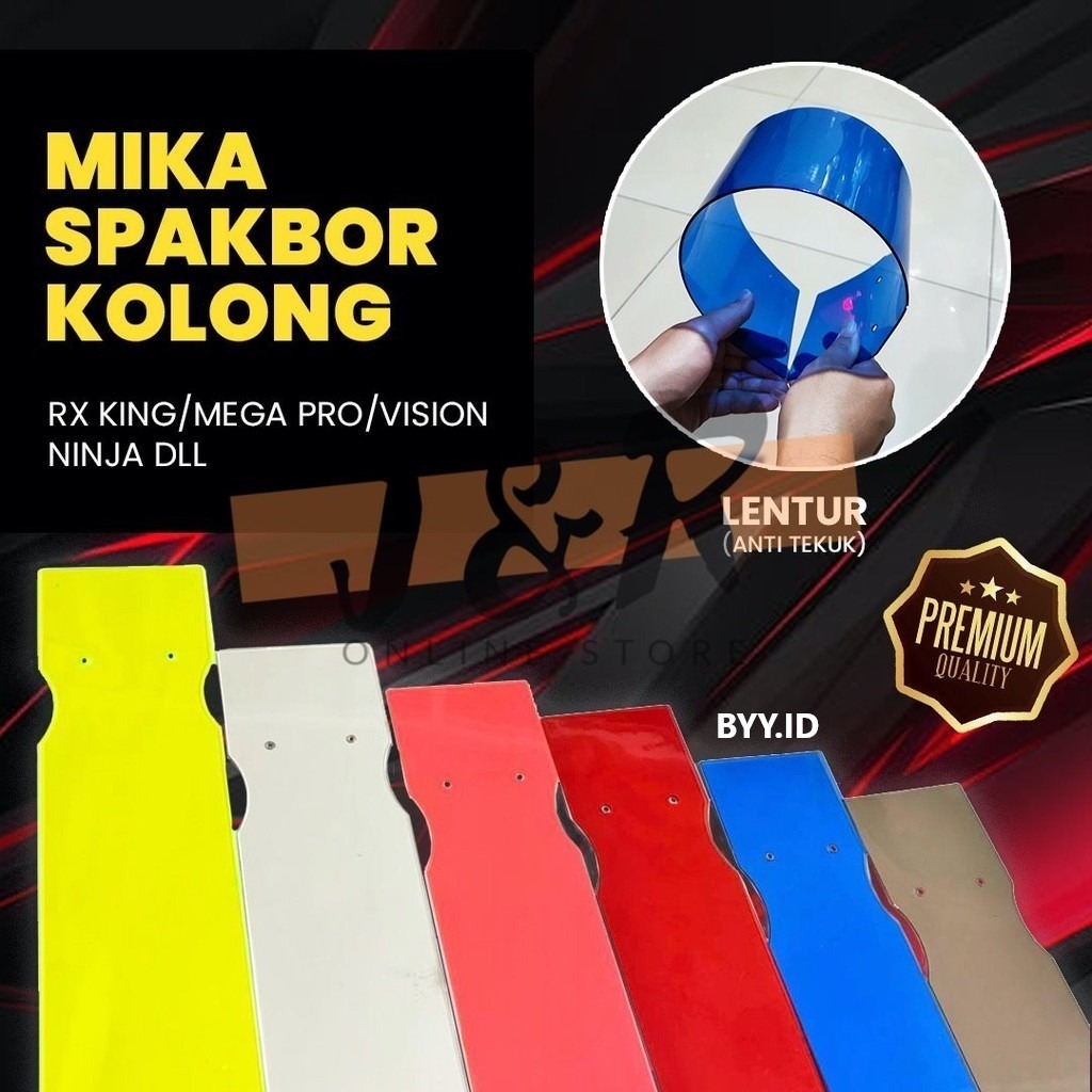 Mika Spakbor Kolong Variasi Warna RX King, Mega Pro, Vixion, Ninja