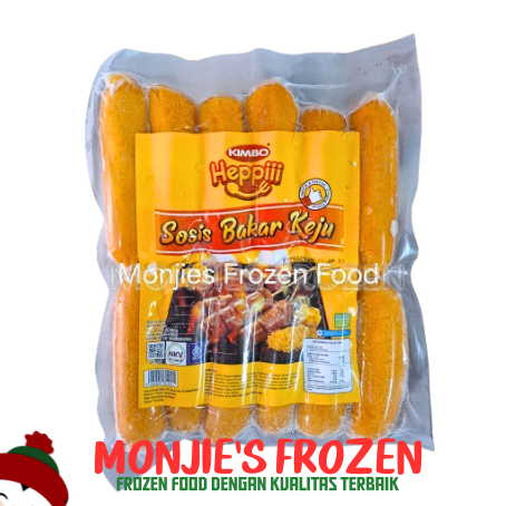 

Kimbo Heppi Sosis Bakar Mini Rasa Keju Isi 12 Pcs 550gr