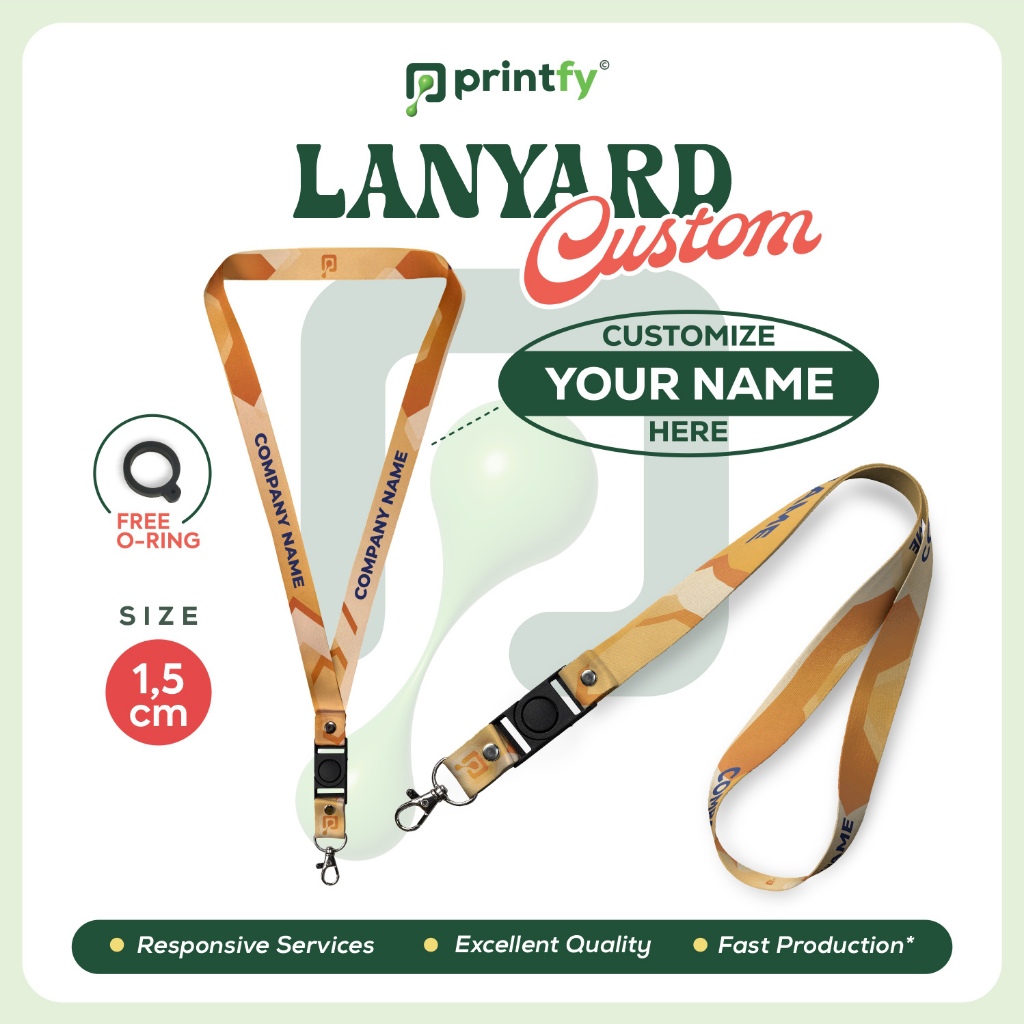 

Tali Lanyard Custom 1,5cm Cetak 2 Sisi Premium Custom ( BISA SATUAN )