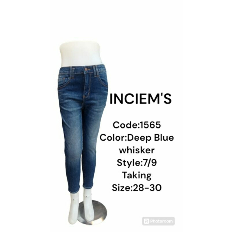 Celana jeans INCIEMS 7/9 premium quality Celana jeans wanita size 28 - 34