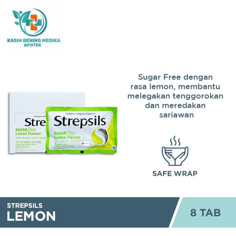 

Strepsils Sugar Free Lemon 8's