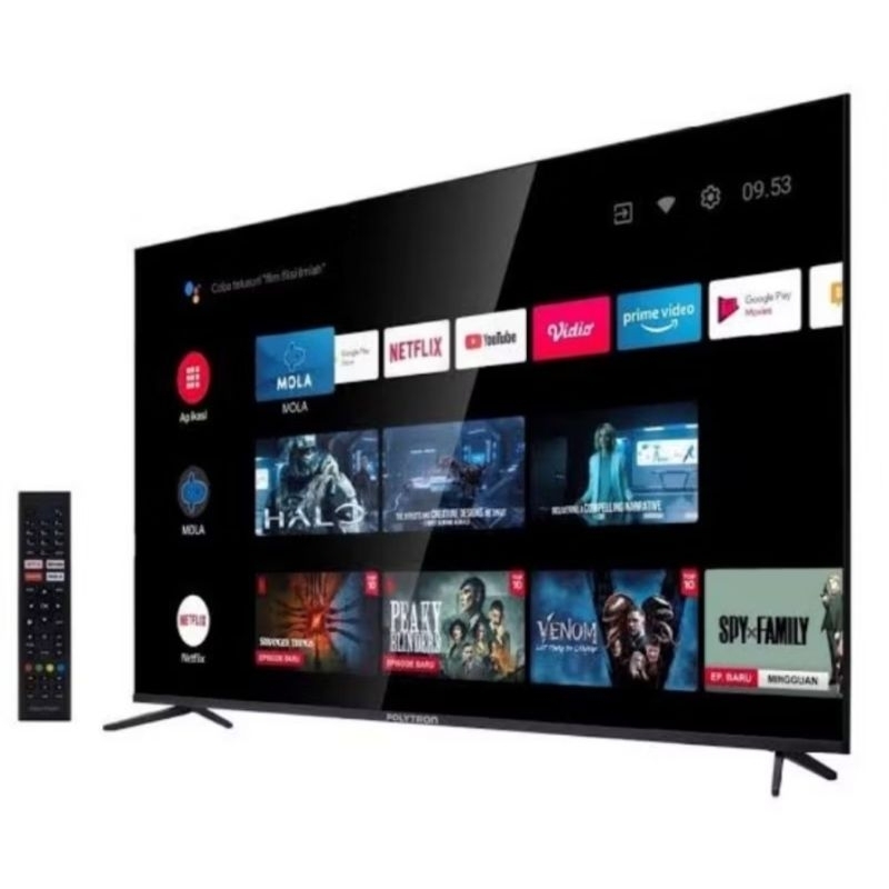 POLYTRON TV LED 65 INCH ANDROID GOOGLE TV 4K UHD 65UG5959