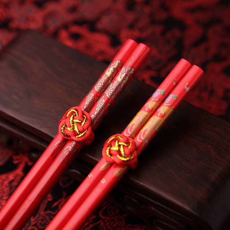 Joyful Sumpit SET Wedding Leng Hong Souvenir / Chopstick Couple Red Souvenir / Sumpit Sangjit Double