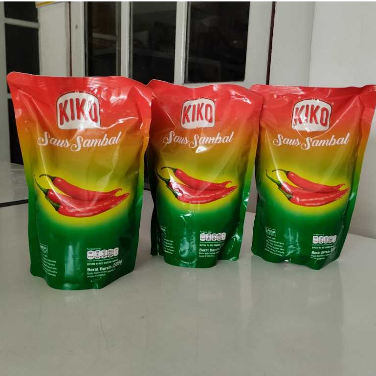 

Kiko Saus Sambal Netto 500gram Saus Pedas Kiko Halal BPOM