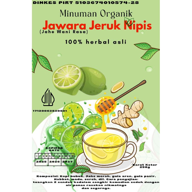 

Jahe Merah Jeruk Nipis