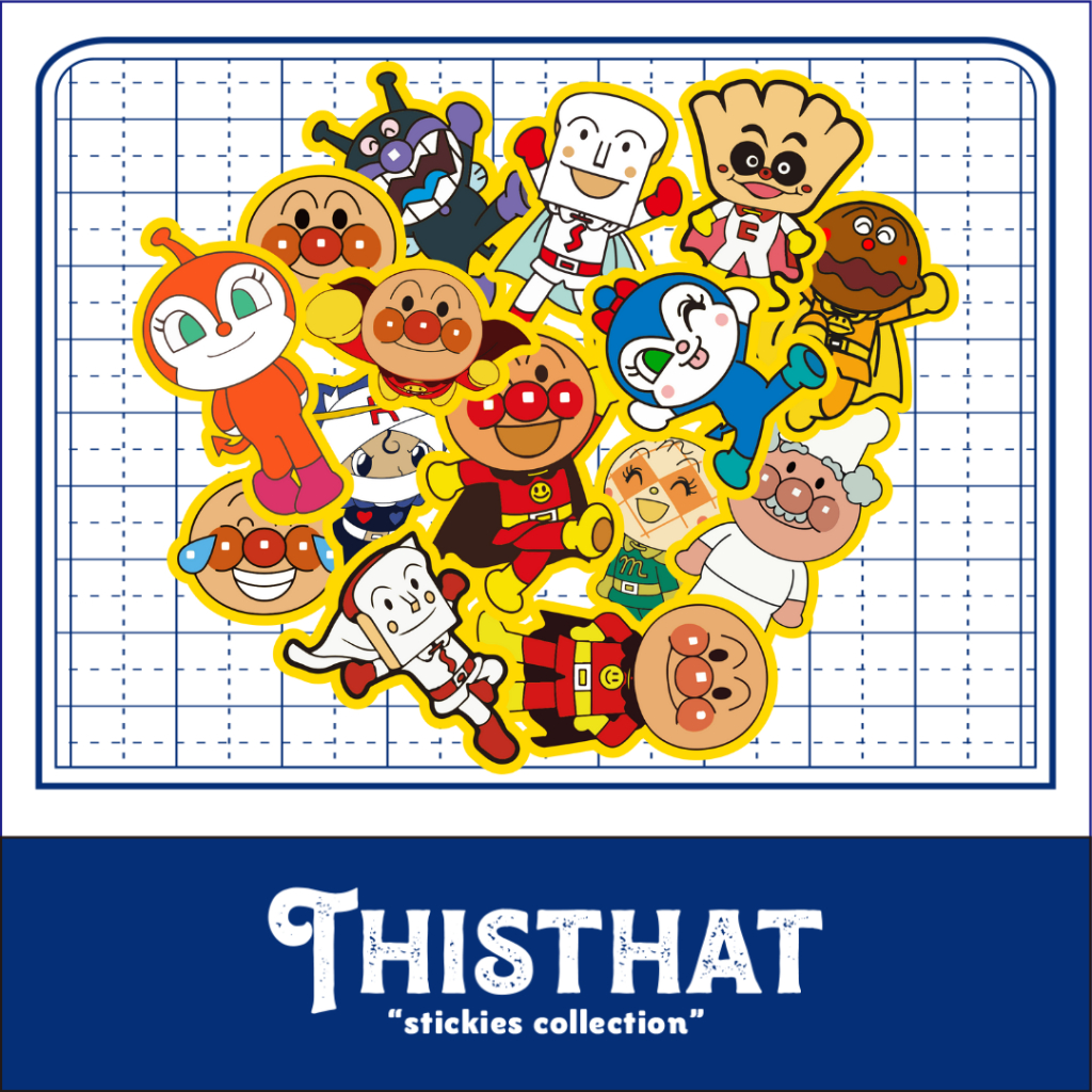 

[Anpanman Series] Sticker Pack @iniitu_