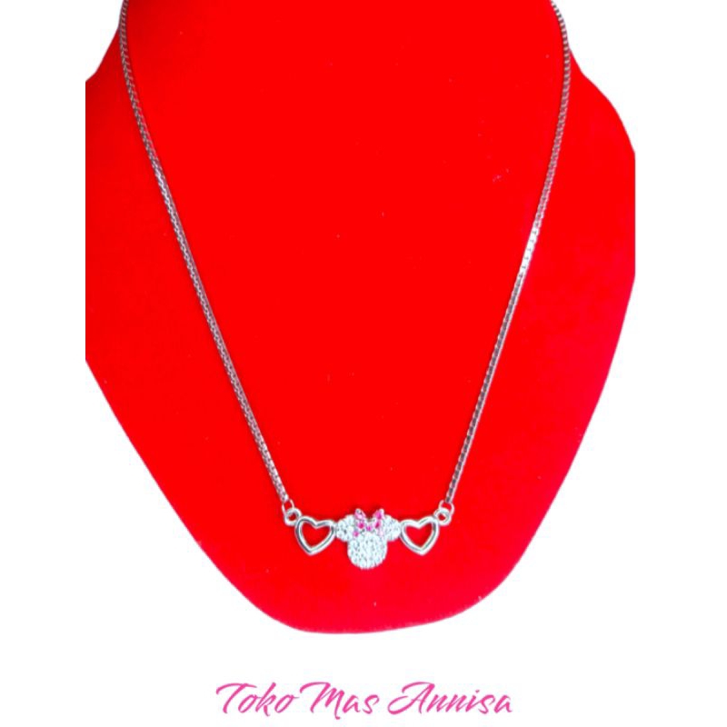 Kalung Perak Anak Karakter Miki mouse, Toko Mas Annisa