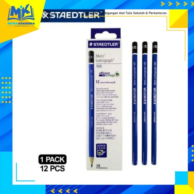 

Pensil 2B STAEDLER / Pensil Komputer Original