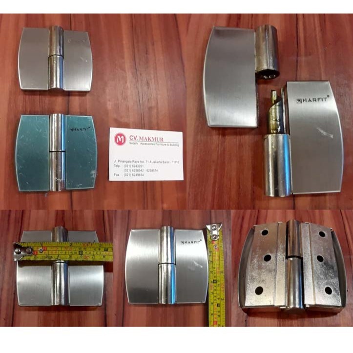 Engsel Partisi / Engsel Pintu Toilet / Engsel Pintu kamar mandi - Kanan/Kiri
