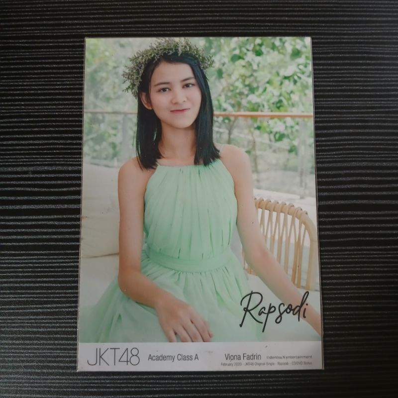 Photopack PP JKT48 Vivi Original Single Rapsodi