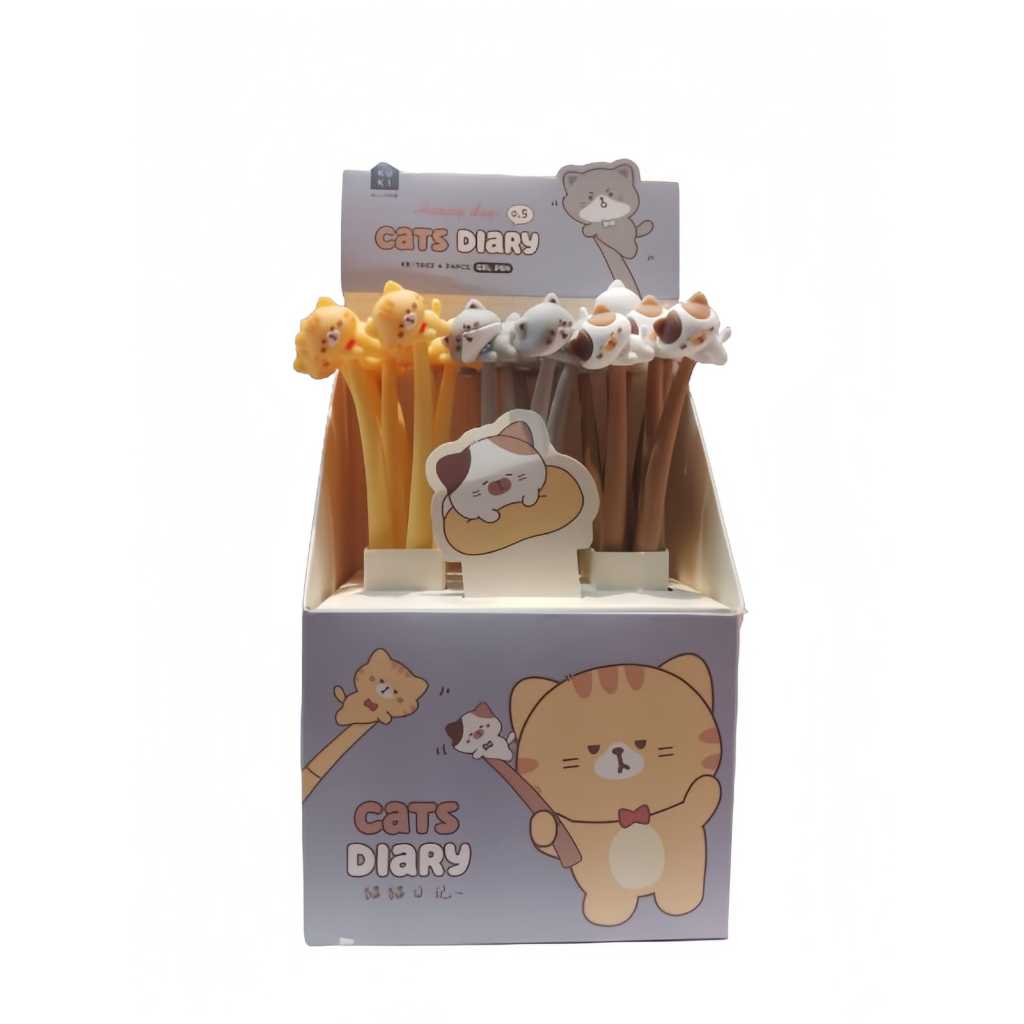 

KAKO CATS DIARY SHAKE PEN KK-7003 - GRAMEDIA BSD CITY
