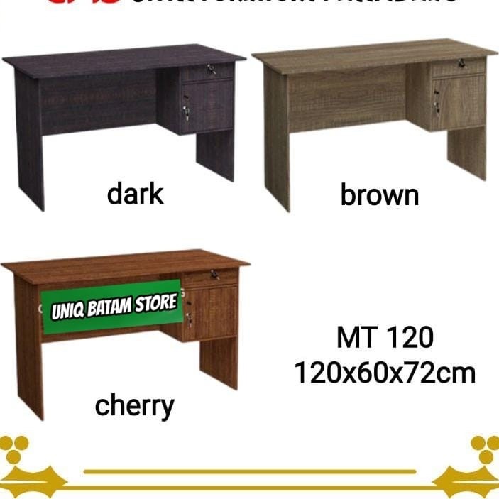 MEJA KANTOR GSTAR MT BROWN / MT CHERRY /  MT DARK - MEJA KERJA / MEJA BELAJAR