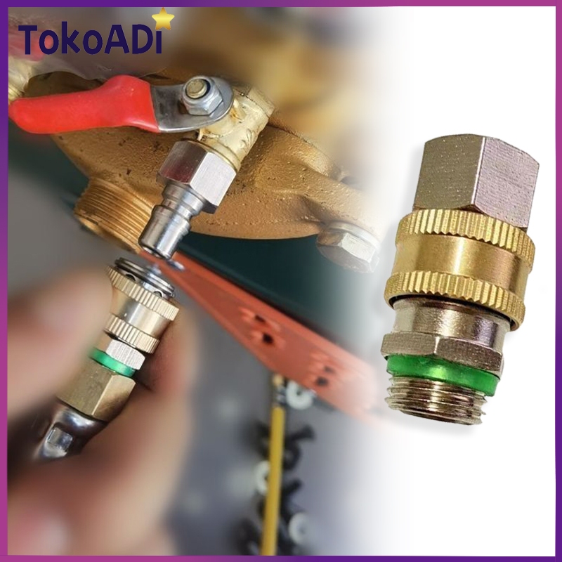 Connector Swivel Selang Anti Kusut Drat M14x1.5 Kuningan Konektor Selang Sprayer Elektrik Pertanian