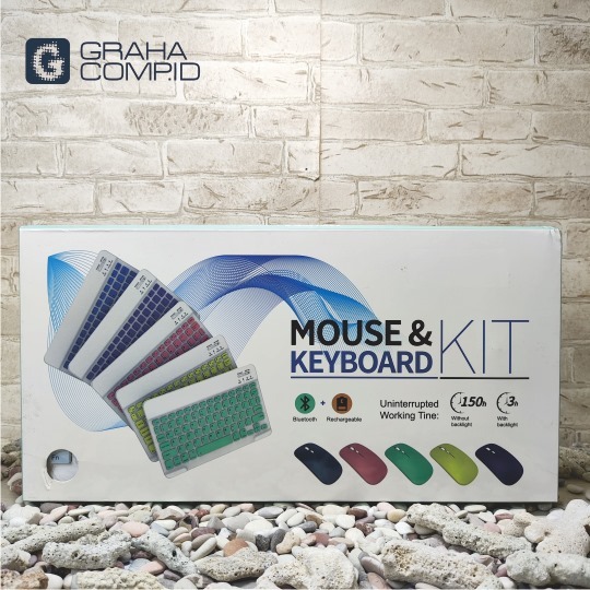 Keyboard Mouse Mini Bluetooth | ORIGINAL