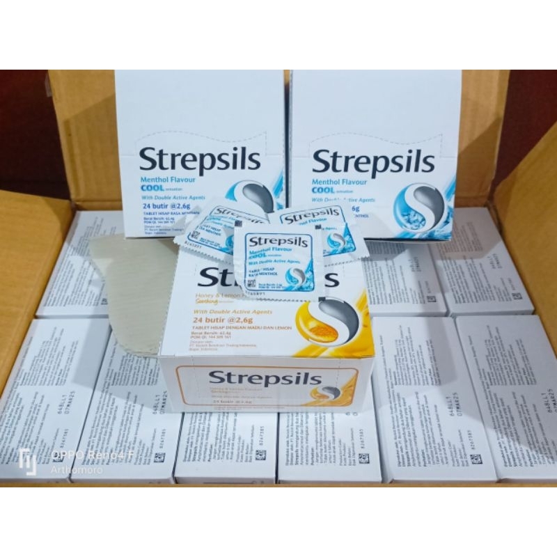 

strepsils permen pelega tenggorokan isi 24 sachet