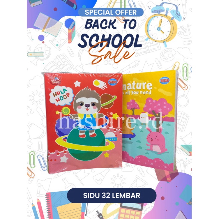 

1pcs Buku Tulis SIDU 32 Lembar 1pack Buku Tulis SIDU 32 Lembar f E1T5