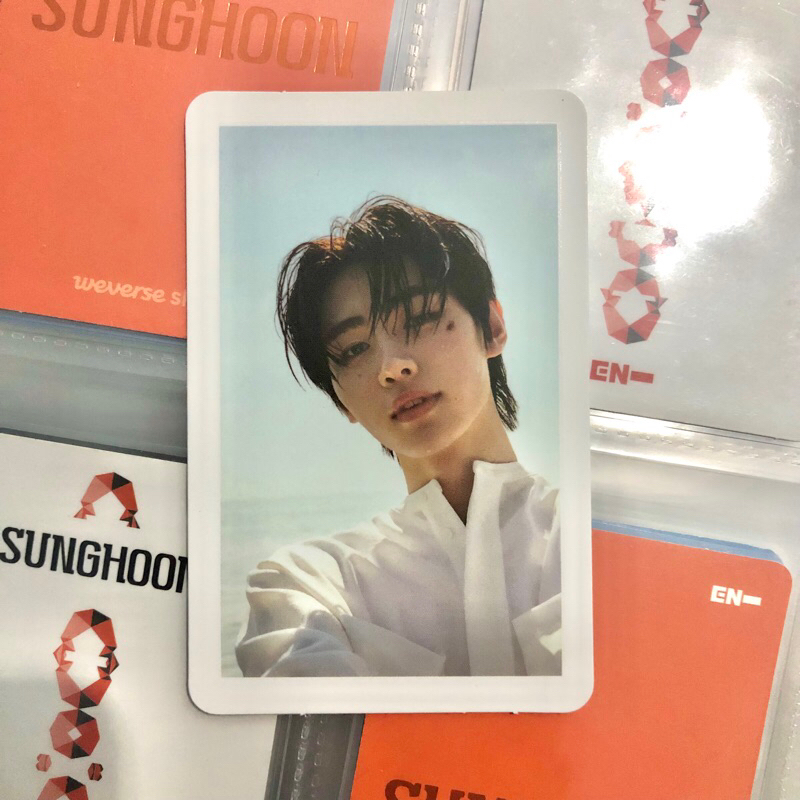 photocard official pc sunghoon enhypen pob synnara d:d pantai dilemma