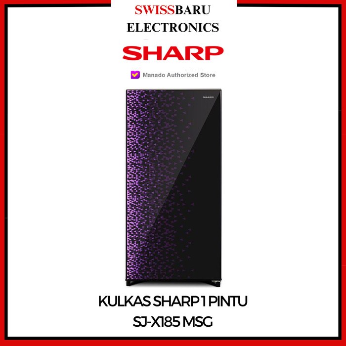 MANADO - KULKAS SHARP 1 PINTU SJ-X185 MSG