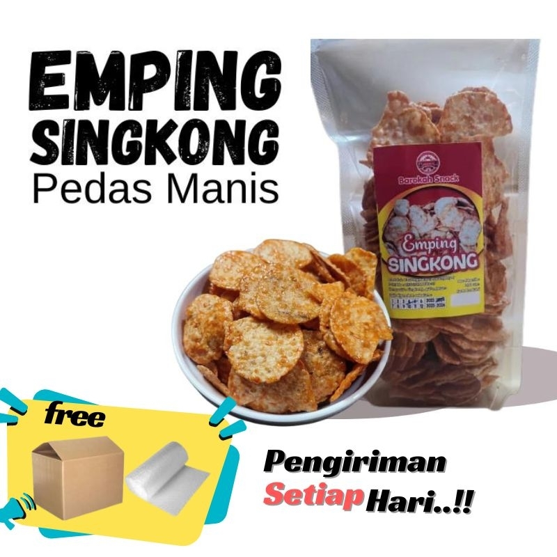 

Barokah Emping Pedas Manis / Opak Balado 200 Gram Oleh oleh Khas Kemuning, khas karanganyar