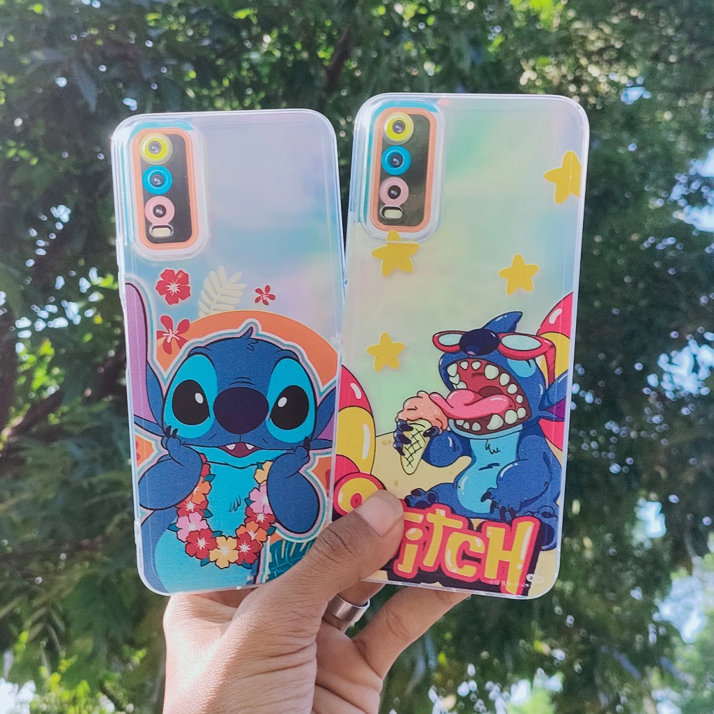 Case Hologram Fashion ST1CH OPPO A7 A12 A5S A15 A57 2022 A77S A58 4G Casing Hologram Aurora Miraclec