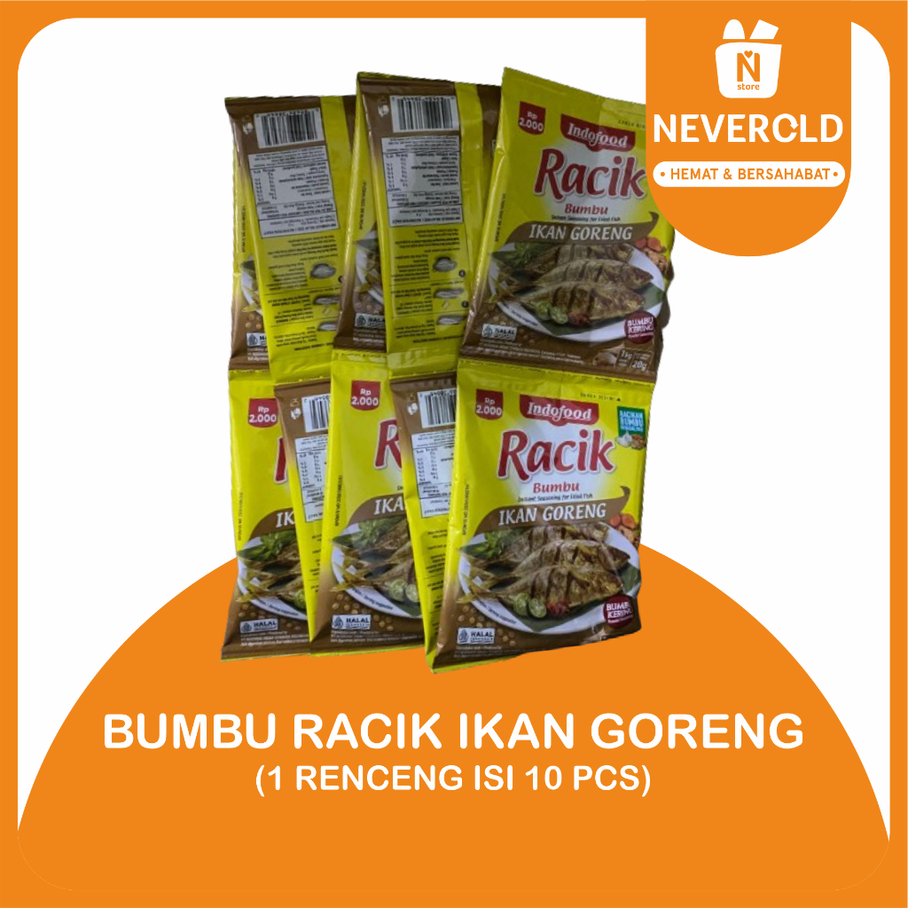 

BUMBU RACIK INDOFOOD - IKAN GORENG 1RENCENG ISI 10 SACHET