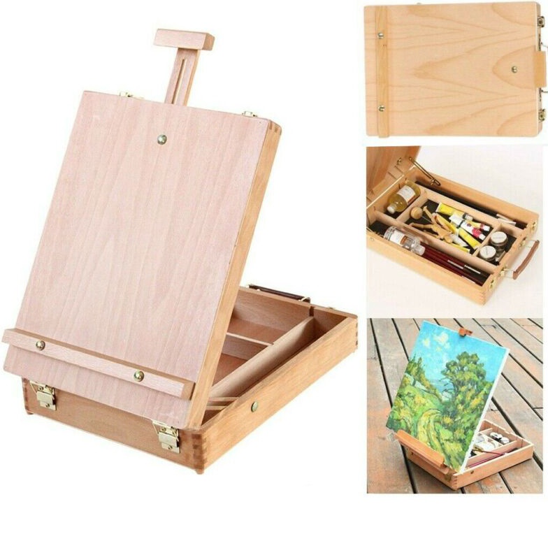 

Adjustable Wooden Table Desk Art Drawing Board Canvas Sketch Easel 36 p EC4