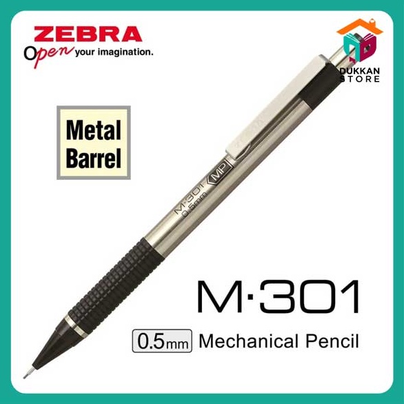 

Pensil Mekanik Stainless Zebra M31 Stainless Steel Mechanical Pencil zebra n G3J2
