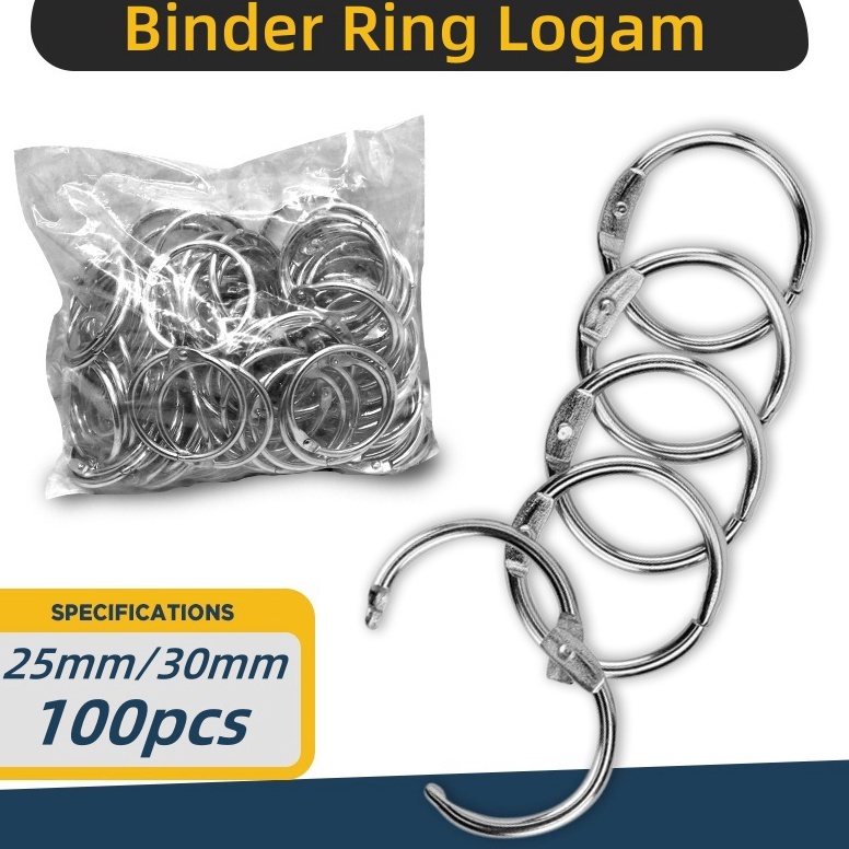 

1PC Ring Binder Buka Tutup 253mm 35mm dengan Sampel Buku Ring t H5A8