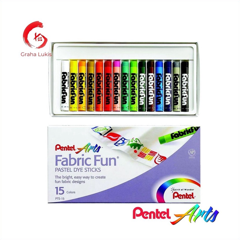 

Pentel Fabric Fun 15 Colors b Y1G4