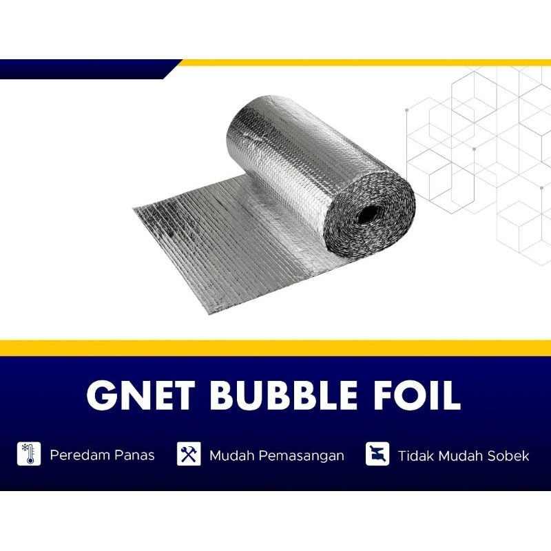 PEREDAM PANAS SPANDEK DAN PANAS ATAP ALUMUNIUM FOIL SPANDEK GALVALUM ECERAN PER METER LEBAR 1.2METER